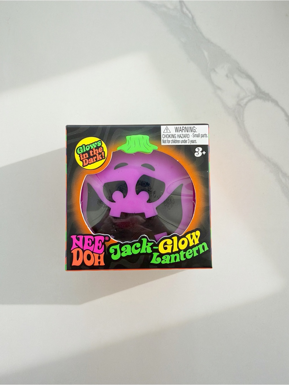 NEW NeeDoh Jack-Glow Lantern 🎃 Limited Edition Halloween Glow in the Dark RARE